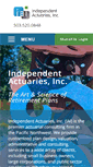 Mobile Screenshot of independentactuaries.com